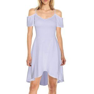 Shoulder Puff Sleeve Strap Casual Summer Dress
